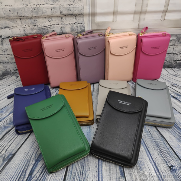 Стильное женское портмоне-клатч 3 в 1 Baellerry Forever Originally From Korea N8591 / 11 стильных оттенков